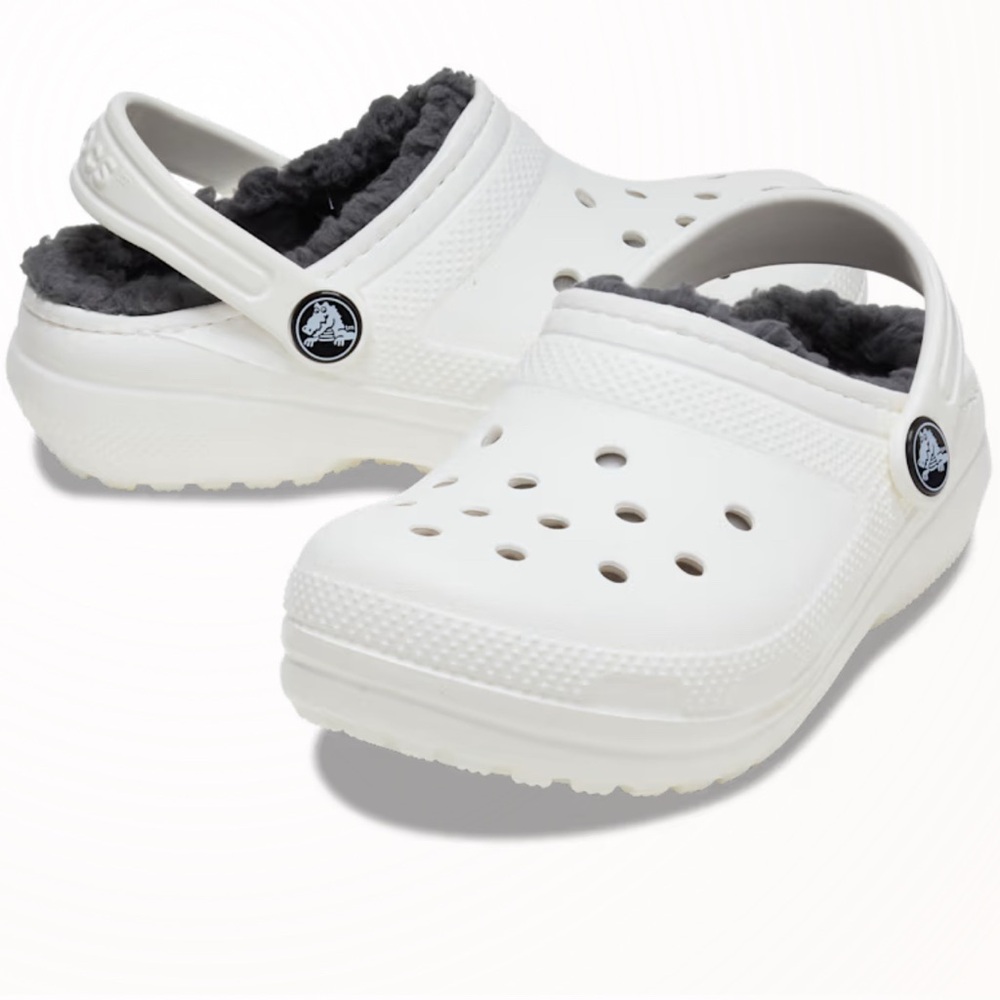 CROCS classic Kids lined slip on shoes / size C8